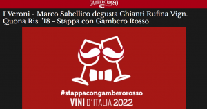 Stappa con Gambero Rosso –  Marco Sabellico degusta Chianti Rufina Riserva Vigneto Quona 2018